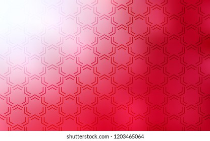 Light Red vector texture with colored lines. Shining colored illustration with sharp stripes. Best design for your ad, poster, banner.