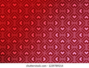 Light Red vector texture with colored lines. Glitter abstract illustration with colored sticks. Pattern for ads, posters, banners.