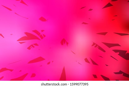 Light Red vector texture with colored lines. Lines on blurred abstract background with gradient. The pattern for ad, booklets, leaflets.