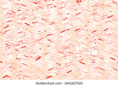 Light Red vector texture with colored lines. Colorful shining illustration with lines on abstract template. Pattern for ad, booklets, leaflets.