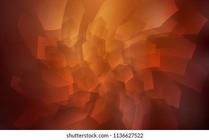 Light Red vector texture with colorful hexagons. Illustration of colored hexagons on white surface. Pattern can be used for landing pages.