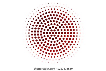 Light Red vector texture with colorful hexagons. Design in abstract style with hexagons. Pattern can be used for landing pages.