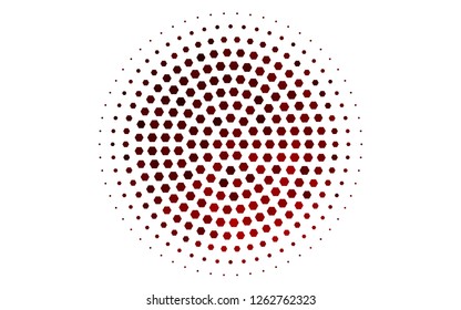 Light Red vector texture with colorful hexagons. White background with colorful hexagons. Beautiful design for your business advert.