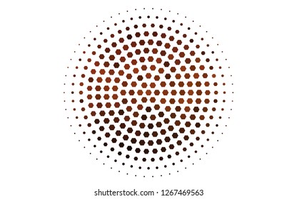 Light Red vector texture with colorful hexagons. Illustration with set of colorful hexagons. Pattern can be used for landing pages.