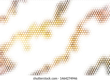 Light Red vector texture with colorful hexagons. Design in abstract style with hexagons. Pattern for texture of wallpapers.