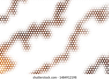 Light Red vector texture with colorful hexagons. Blur background with colorful hexagons. Pattern for ads, leaflets.