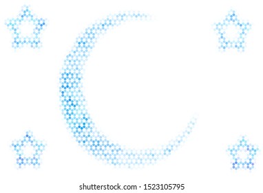 Light Red vector texture with colorful hexagons. Illustration with set of colorful hexagons. Pattern for texture of wallpapers.