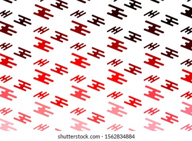 Light Red vector texture with colorful lines. Modern geometrical abstract illustration with staves. Pattern for ads, posters, banners.