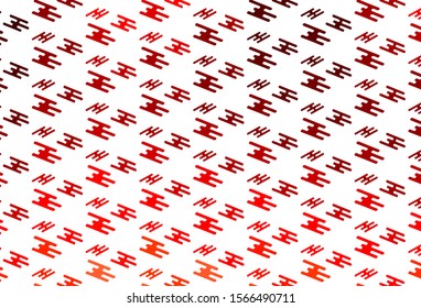 Light Red vector texture with colorful lines. Modern geometrical abstract illustration with staves. Smart design for your business advert.