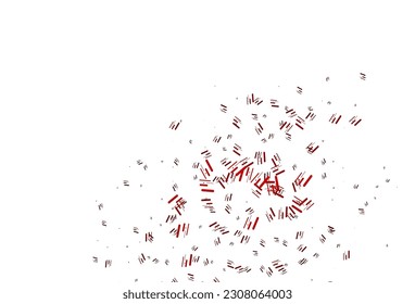 Light Red vector texture with colorful lines. Shining colored illustration with narrow lines. Smart design for your business advert.
