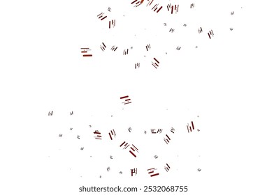 Textura de vetor vermelho claro com linhas coloridas. Ilustração abstrata brilhante com varas coloridas. Antecedentes dos comerciais de TV.