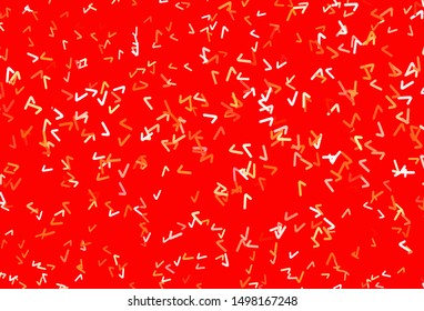 Light Red vector texture with curved lines. Glitter abstract illustration with wry lines. Elegant pattern for a brand book.