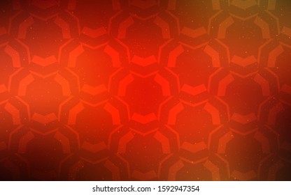Light Red vector texture with curved lines. Colorful illustration in abstract style with gradient. The best colorful design for your business.