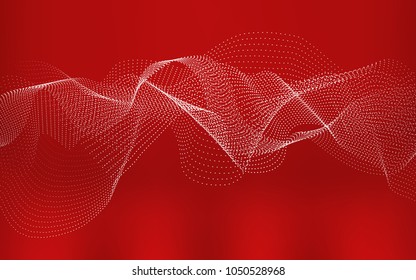 Light Red vector texture with disks. Modern abstract illustration with colorful water drops. Beautiful design for your business natural advert.