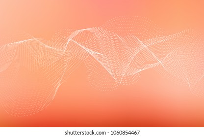 Light Red vector texture with disks. Beautiful colored illustration with blurred circles in nature style. The pattern can be used for beautiful websites.