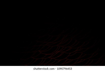 Light Red vector  texture with disks. Glitter abstract illustration with blurred drops of rain. The pattern can be used for aqua ad, booklets.