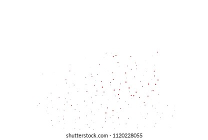 Light Red vector  texture with disks. Modern abstract illustration with colorful water drops. New design for ad, poster, banner of your website.