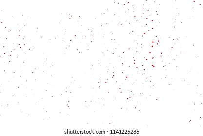 Light Red vector  texture with disks. Modern abstract illustration with colorful water drops. The pattern can be used for aqua ad, booklets.