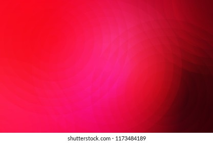 Light Red vector texture with disks. Abstract illustration with colored bubbles in nature style. Pattern can be used as texture of wallpapers.