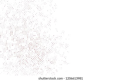 Light Red vector texture with disks. Abstract illustration with colored bubbles in nature style. Pattern for ads, booklets.