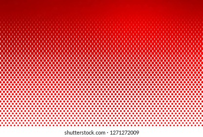 Light Red vector texture with disks. Beautiful colored illustration with blurred circles in nature style. Pattern for ads, booklets.