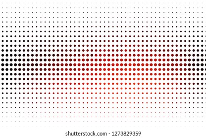 Light Red vector texture with disks. Blurred bubbles on abstract background with colorful gradient. Design for business adverts.