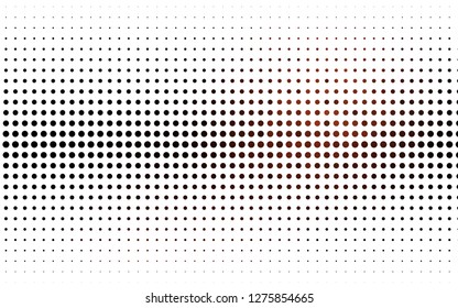 Light Red vector texture with disks. Illustration with set of shining colorful abstract circles. Design for posters, banners.