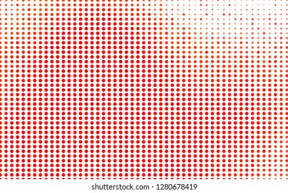 Light Red vector texture with disks. Beautiful colored illustration with blurred circles in nature style. Pattern for beautiful websites.