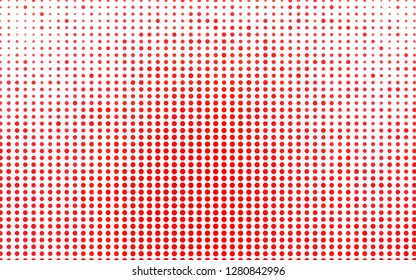 Light Red vector texture with disks. Blurred decorative design in abstract style with bubbles. Design for posters, banners.