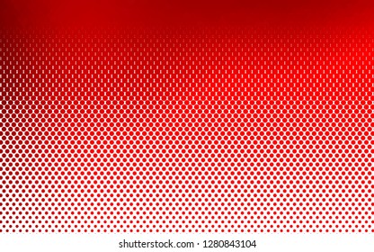 Light Red vector texture with disks. Modern abstract illustration with colorful water drops. Pattern for ads, leaflets.
