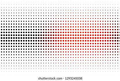 Light Red vector texture with disks. Blurred decorative design in abstract style with bubbles. Design for business adverts.