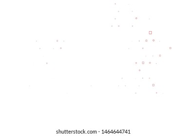 Light Red vector texture with disks, rectangles. Abstract backdrop with colorful circles, rectangles. Completely new template for your brand book.