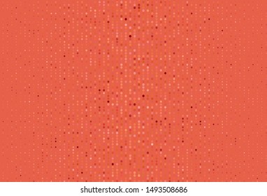 Light Red vector texture with disks. Abstract illustration with colored bubbles in nature style. New template for your brand book.