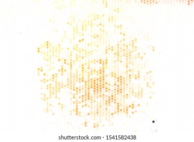 Light Red vector texture with disks. Beautiful colored illustration with blurred circles in nature style. Pattern for ads, leaflets.