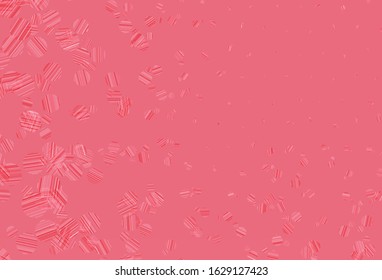 Light Red vector texture with disks. Blurred decorative design in abstract style with bubbles. Pattern for futuristic ad, booklets.