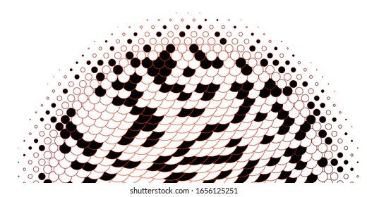 Light Red vector texture with disks. Abstract illustration with colorful spots in nature style. Design for your commercials.