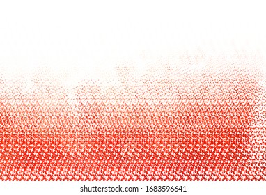 Light Red vector texture with disks. Blurred decorative design in abstract style with bubbles. Pattern for futuristic ad, booklets.