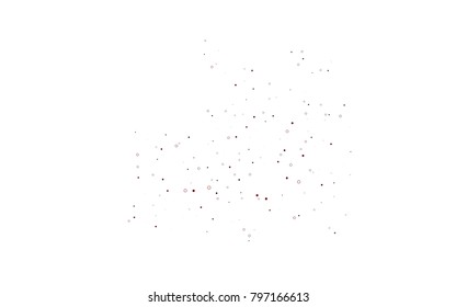Light Red vector  texture with disks. Blurred bubbles on abstract background with colorful gradient. The pattern can be used for beautiful websites.