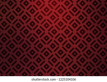 Light Red vector texture with lines, rhombuses. Glitter abstract illustration with colorful lines, rhombuses. Pattern for business booklets, leaflets.