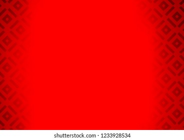 Light Red vector texture with lines, rhombuses. Modern geometric abstract illustration with lines, squares. Smart design for your business advert.