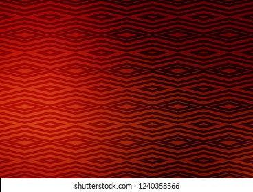Light Red vector texture with lines, rhombuses. Shining colorful illustration with lines, rectangles. Pattern for websites, landing pages.
