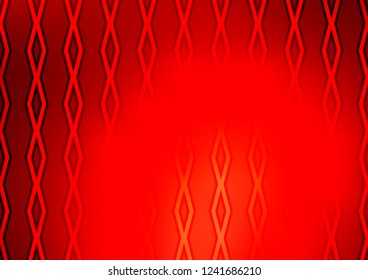 Light Red vector texture with lines, rhombuses. Shining colorful illustration with lines, rectangles. Best design for your ad, poster, banner.