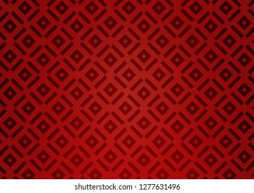 Light Red vector texture with lines, rhombuses. Colorful decorative design in simple style with lines, rhombuses. Pattern for websites, landing pages.