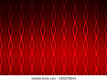 Light Red vector texture with lines, rhombuses. Glitter abstract illustration with colorful lines, rhombuses. Smart design for your business advert.