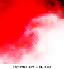 Light Red vector texture with lines. Repeated lines on abstract background with gradient. Pattern for ads, commercials.