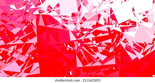Light Red vector texture with memphis shapes. Colorful illustration with simple gradient shapes. Simple illustration for your web site.