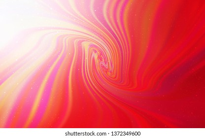 Light Red vector texture with milky way stars. Space stars on blurred abstract background with gradient. Best design for your ad, poster, banner.
