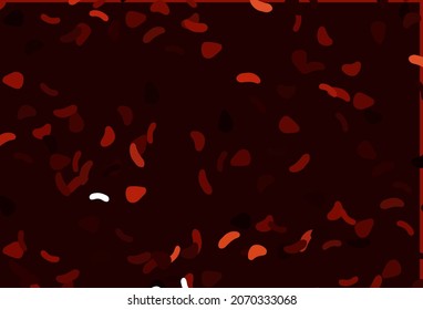 Light Red vector texture with random forms. Modern abstract illustration with colorful random forms. Best smart design for your business.
