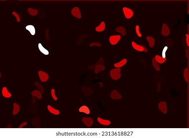 Light Red vector texture with random forms. Modern abstract illustration with colorful random forms. Elegant design for wallpapers.