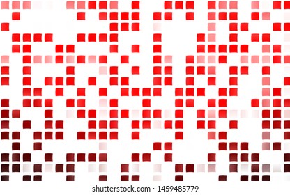 Light Red vector texture in rectangular style. Illustration with set of colorful rectangles. Smart design for your business advert.